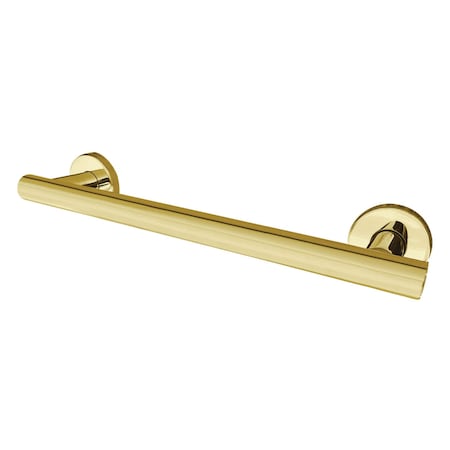 Kingston Brass GBS1412CS2 12-Inch x 1-1/4 Inch O.D Grab Bar, Polished Brass GBS1412CS2